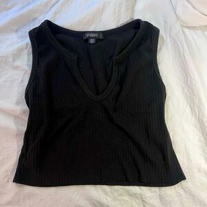 Missguided ribbed tank top